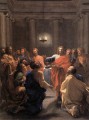 Institution of the Eucharist classical painter Nicolas Poussin